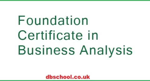 Foundation certificate in business analysis